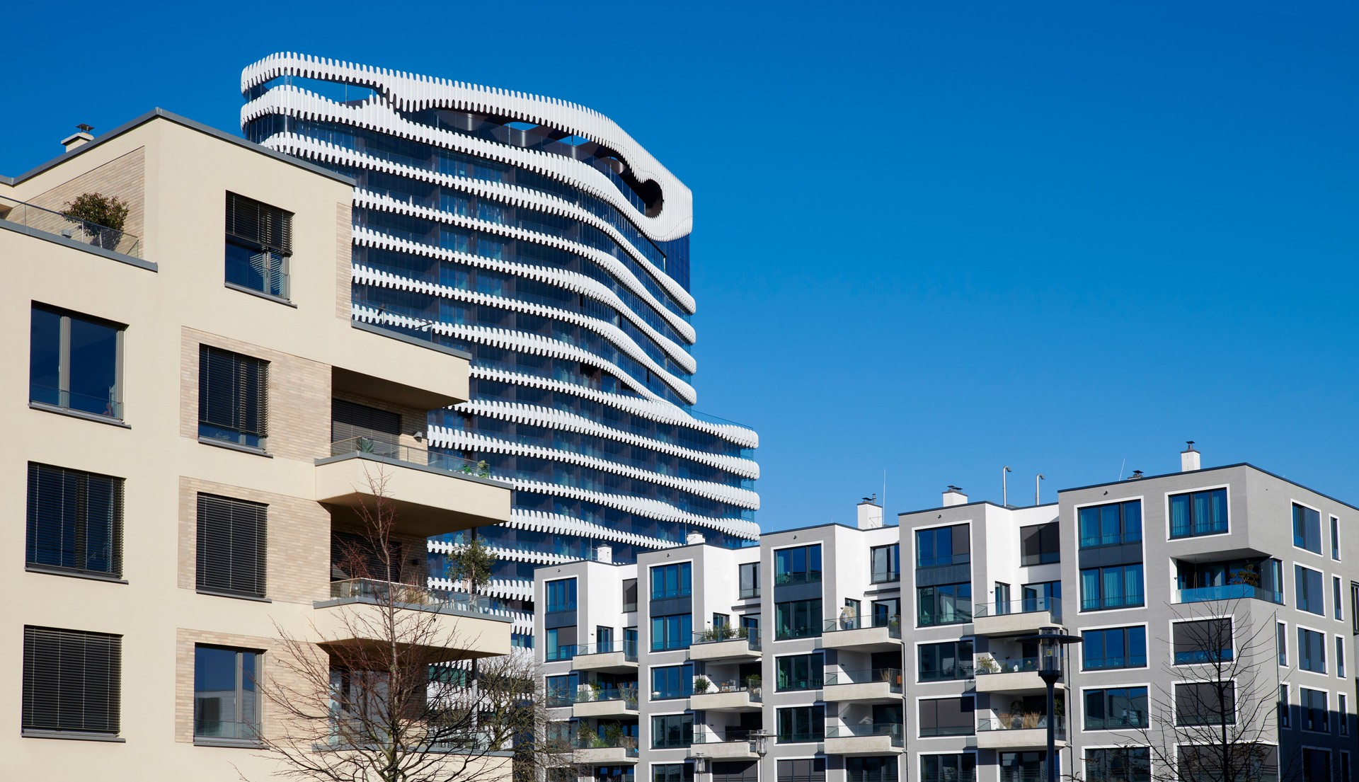 Contemporary apartment houses